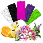 ZAPACH DO SAMOCHODU MIX ZAPACHÓW Silikonowa Zawieszka do Auta Domu 5 sztuk